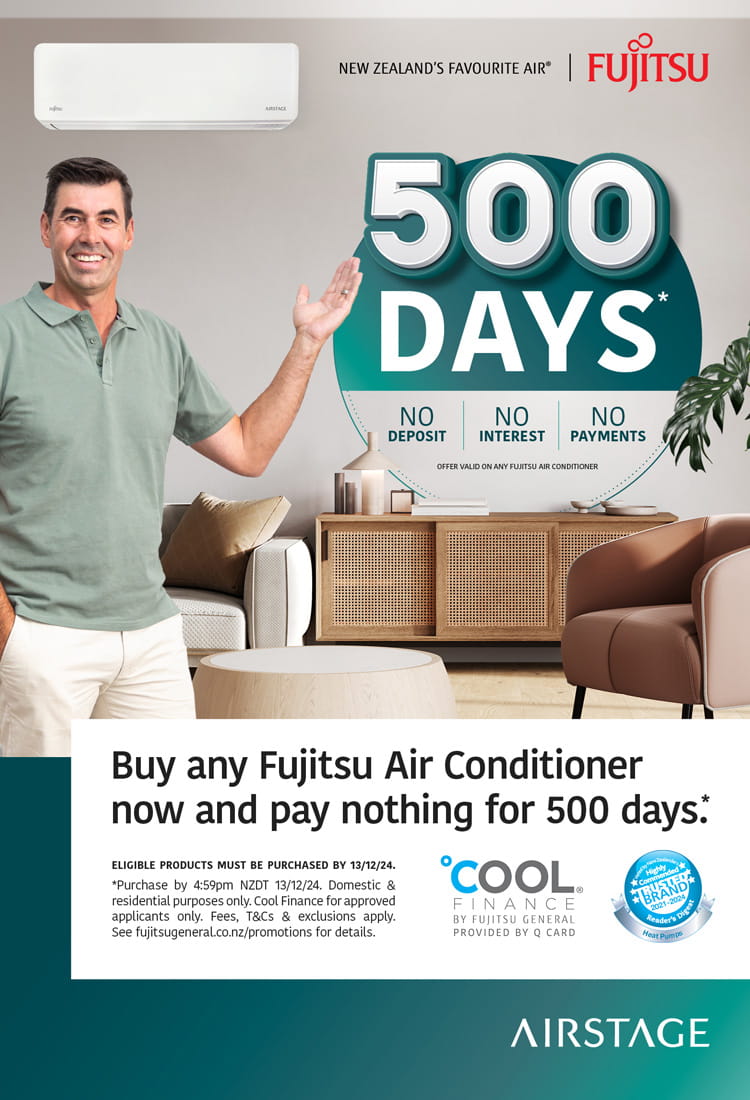 Fujitsu Air Conditioner - Pay nothing for 500 Days*